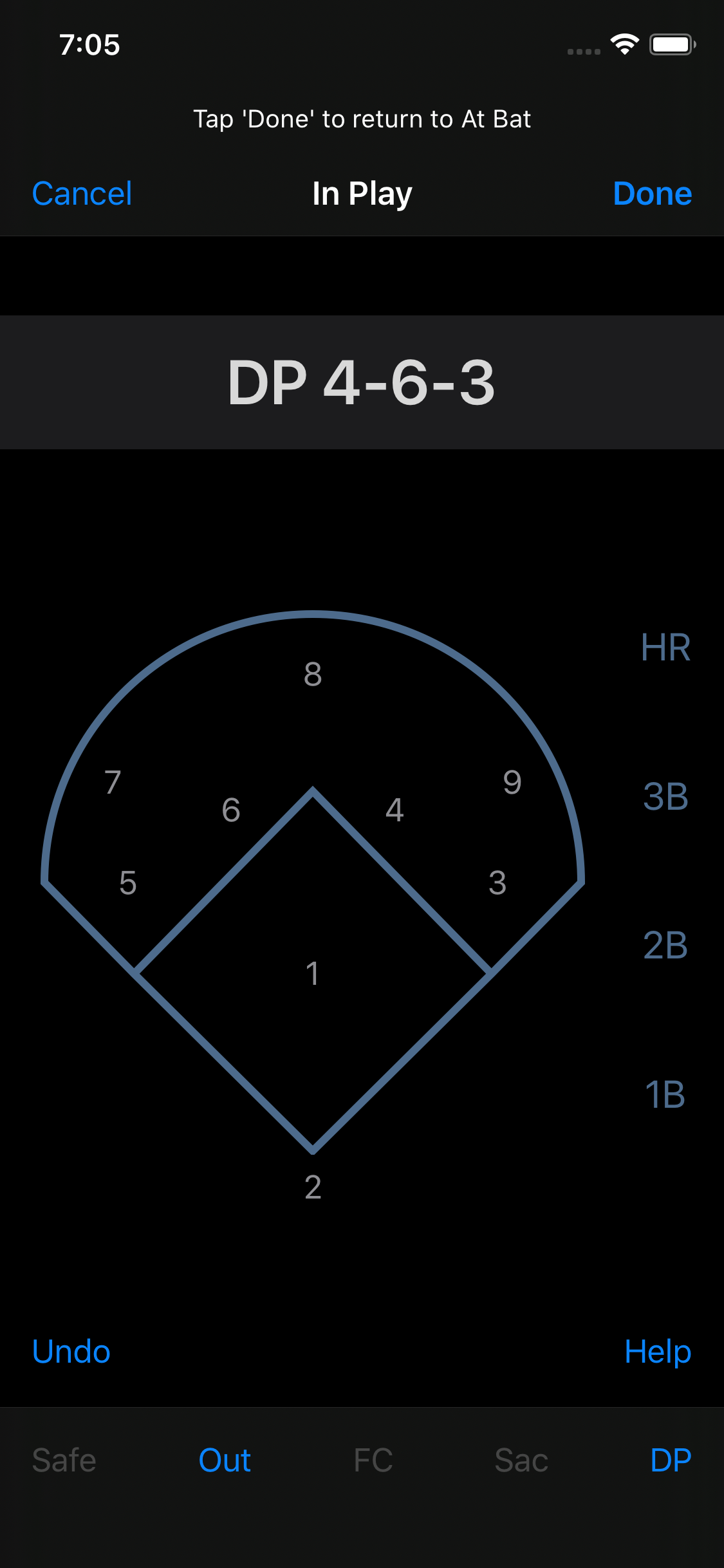 In Play Dark Mode screen